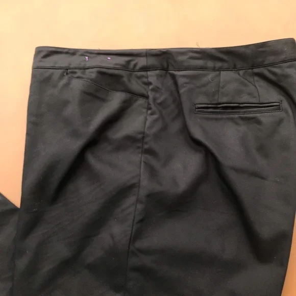 Lane Bryant Cuffed Black Dress Pants Size 16 - Picture 2 of 8